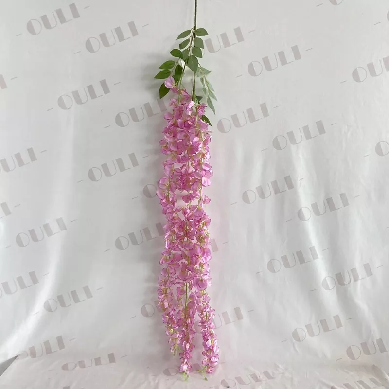 3 haarukkaa keinotekoisia wisteria -kukkia