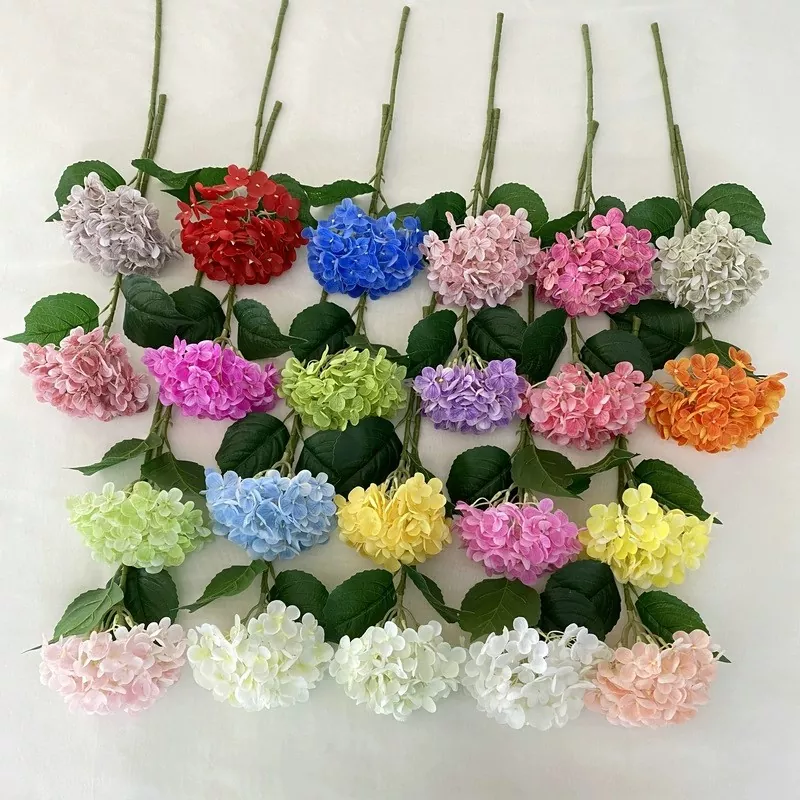 Hydrangea todellinen kosketus keinotekoiset kukat