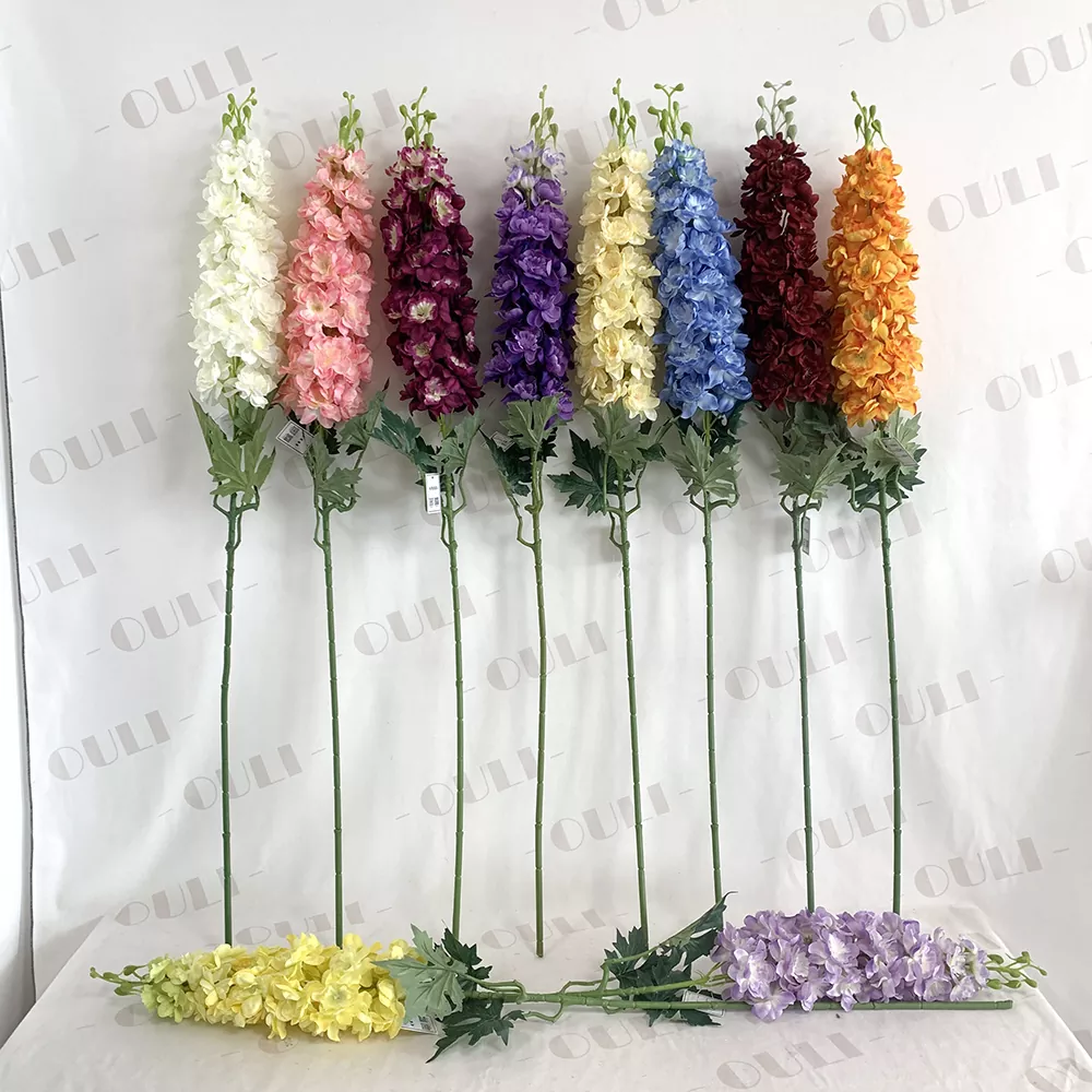 Silk delphinium keinotekoiset kukat